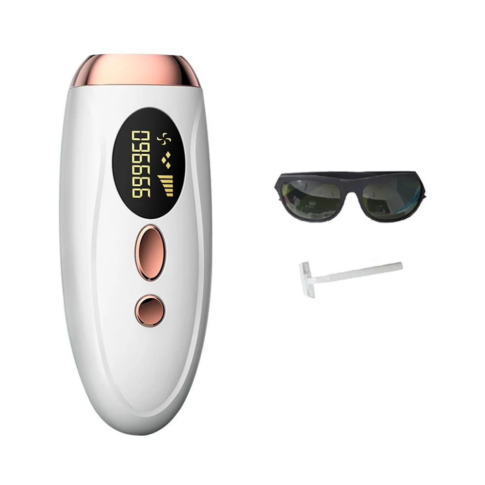Permanent Laser Epilator 999999 Flashes Professional Painless Laser Hair Removal Machine for Women Body Facial Legs Bikini Line